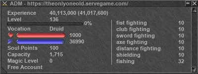 Signature for player ADM
